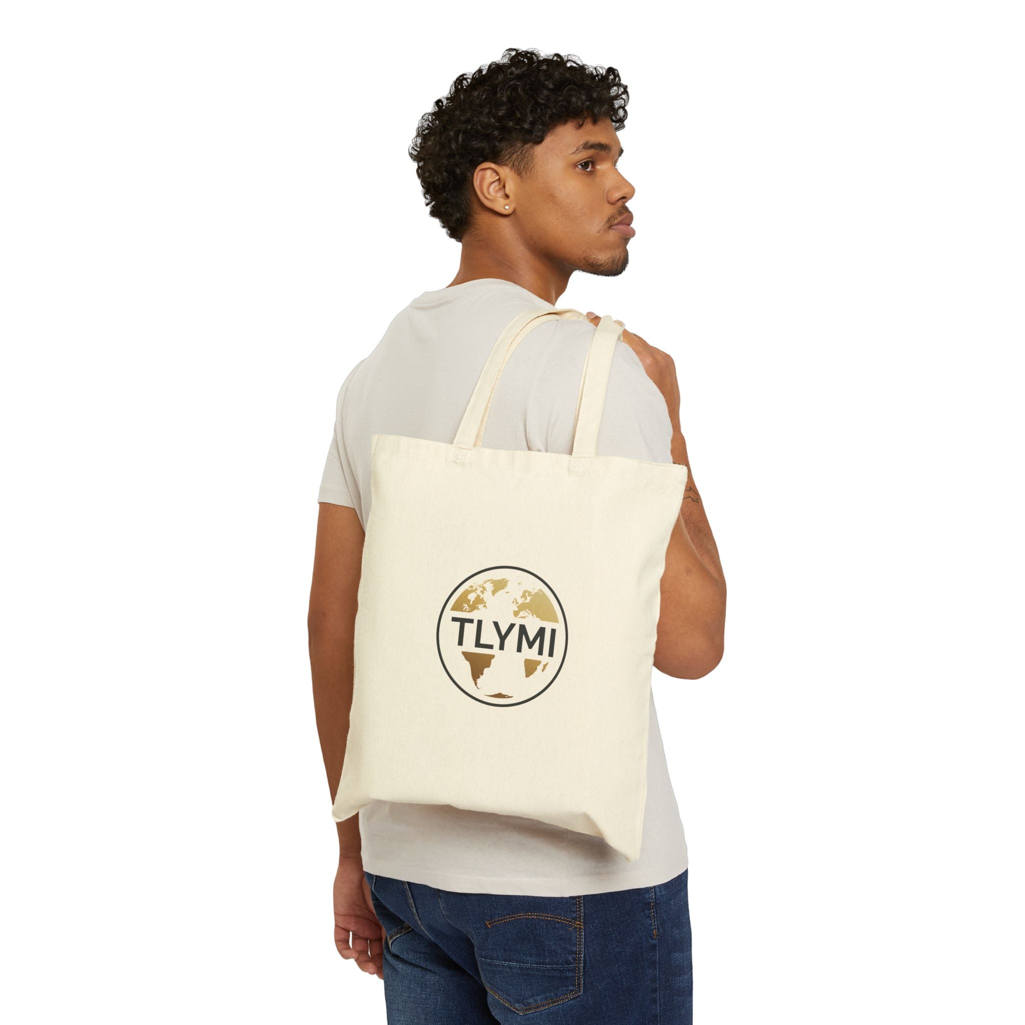 TLYMI Cotton Canvas Tote Bag
