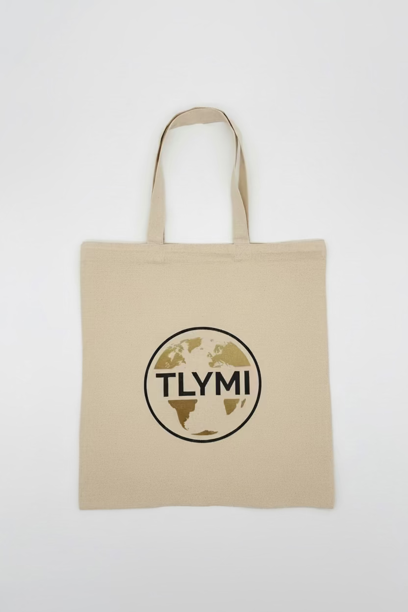 TLYMI Cotton Canvas Tote Bag
