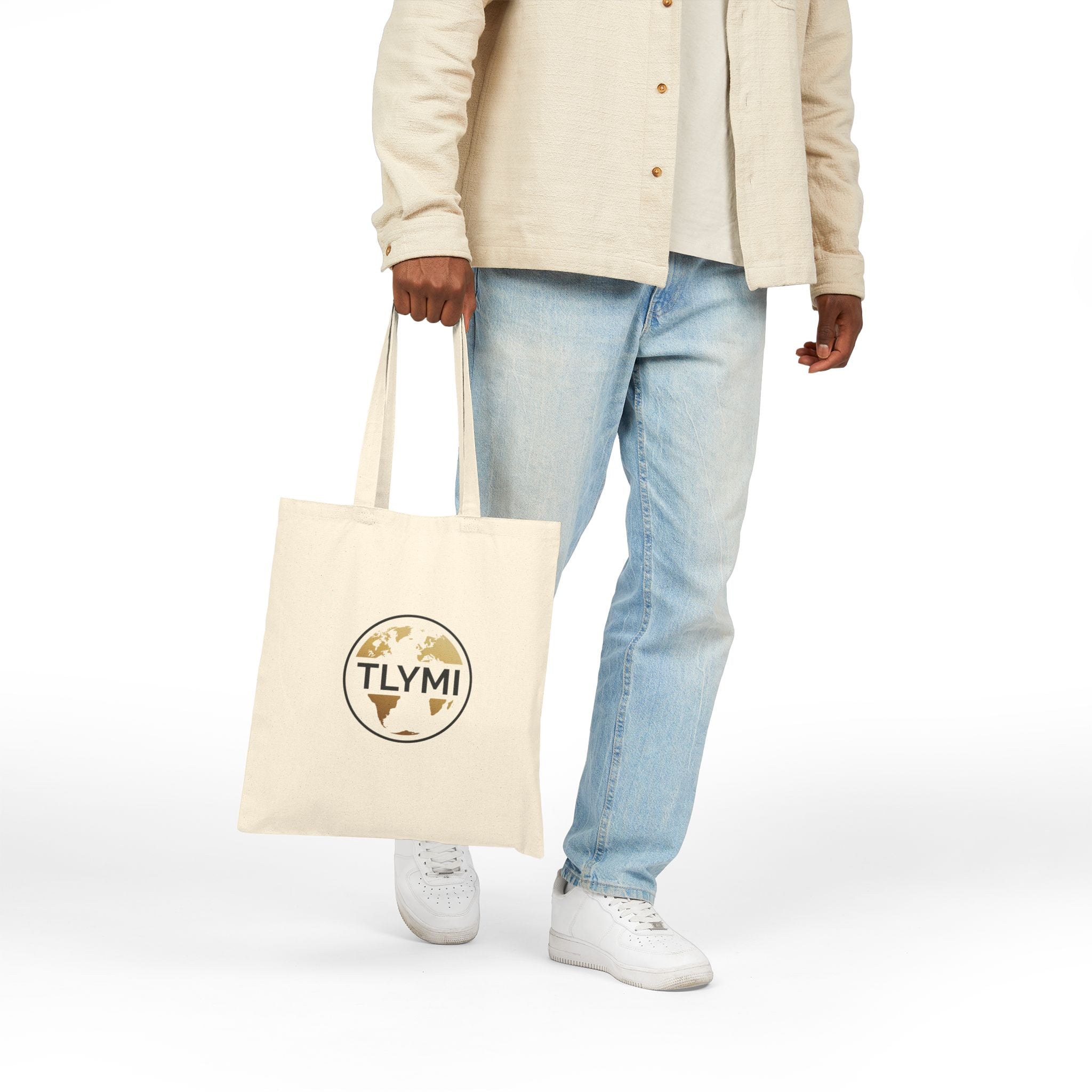 TLYMI Cotton Canvas Tote Bag