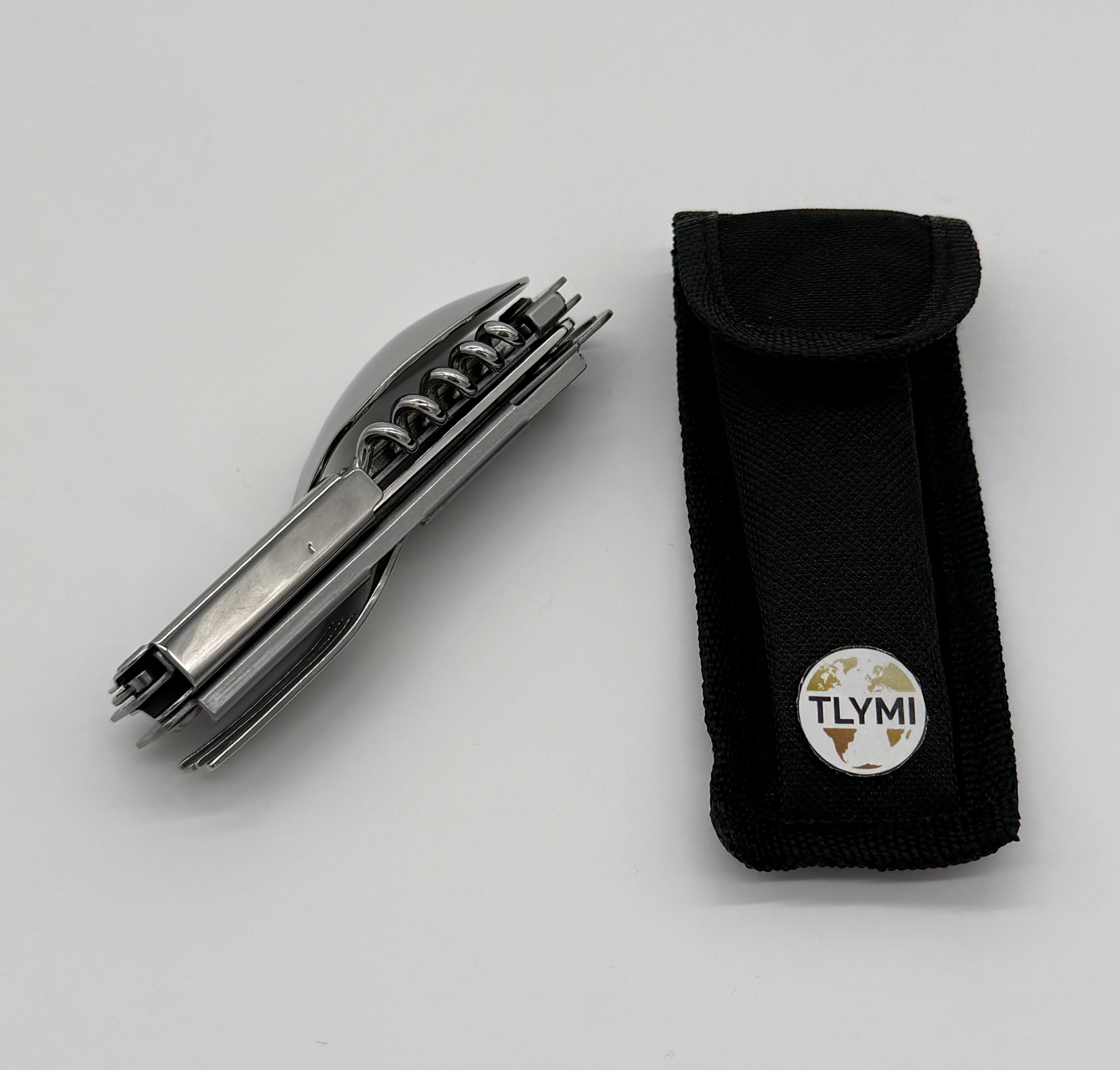 TLYMI 5-in-1 Camping & Travel Utensil Set