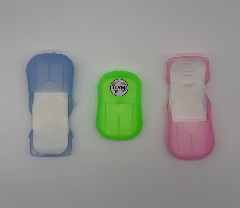 TLYMI Disposable Paper Soap Sheets - 5 Pack