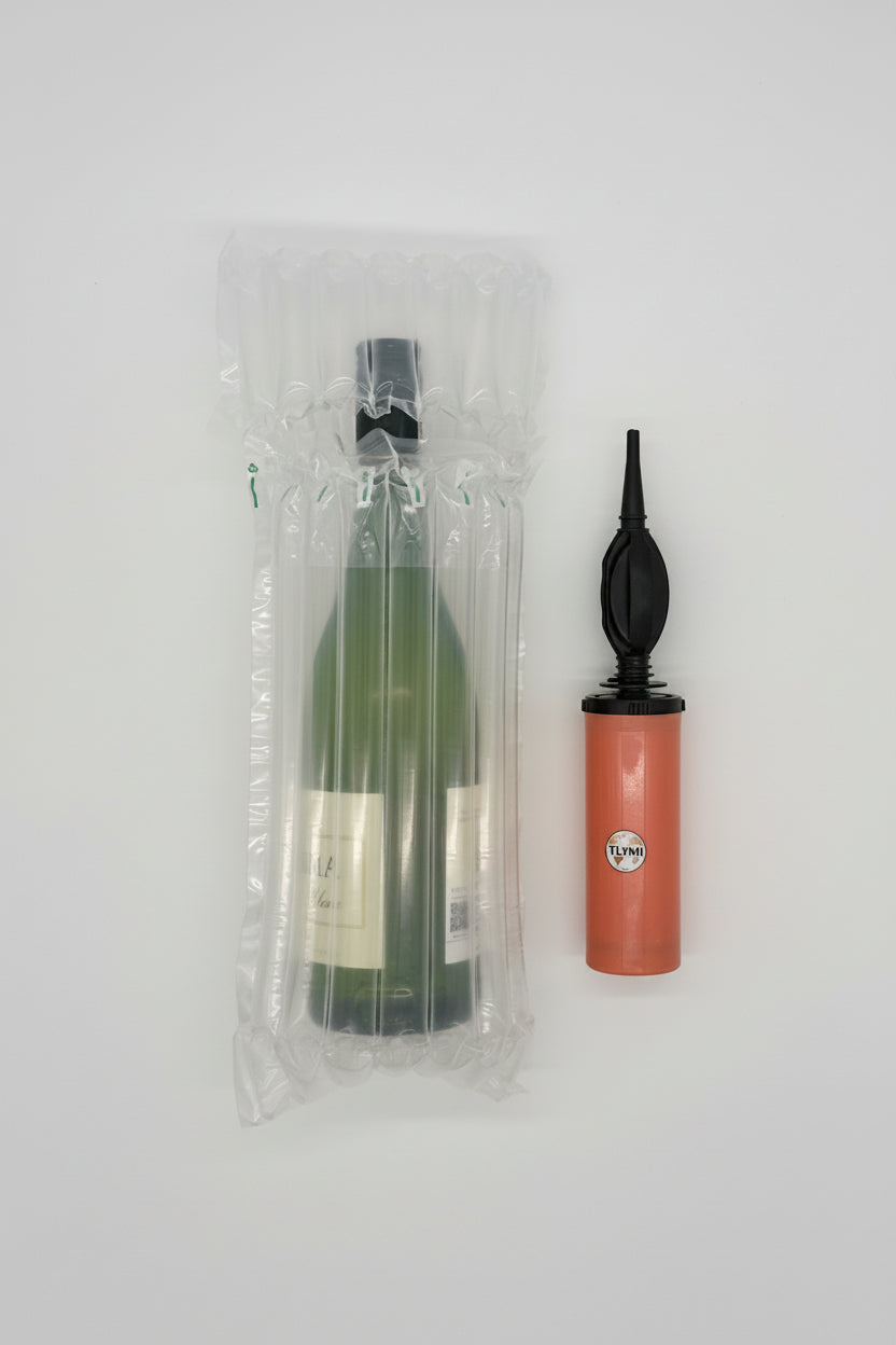 TLYMI Inflatable Wine Bottle Travel Protectors - 10 Pack